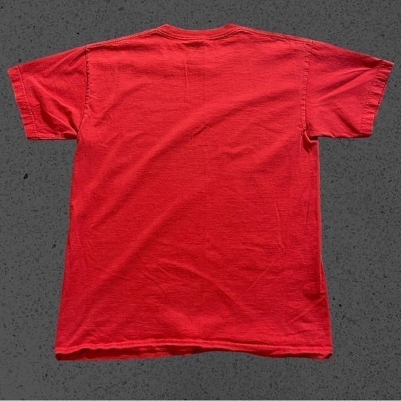 Vintage red union made in the USA t shirt CWA men’s L nice condition quality - Picture 4 of 5